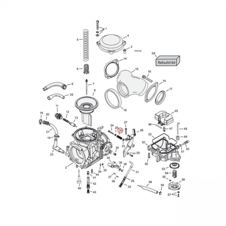 SPRING, IDLE CREW KEIHIN CV CARBURETOR