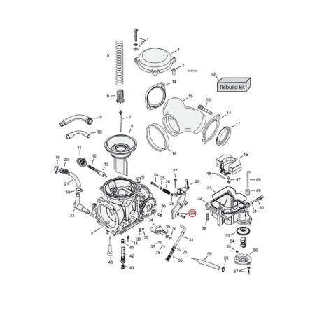 SCREW, CV CARB THROTTLE BRACKET