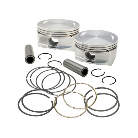 S&S, 3.927" BORE FORGED PISTON & RING KIT. +.010"