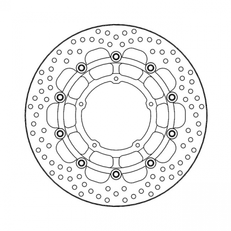 MOTO-MASTER HALO SERIES FLOATING BRAKE ROTOR