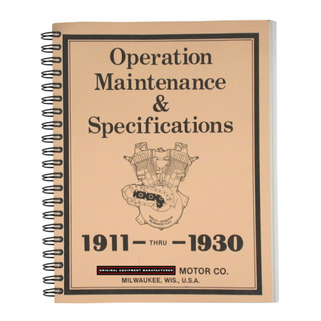 OPER./MAINT./SPEC. 1911-1930