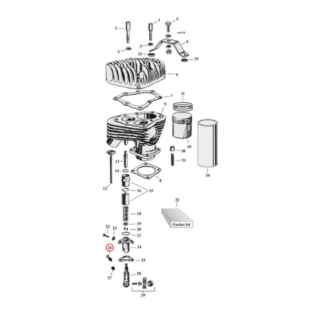 TAPPET ADJ. SCREW