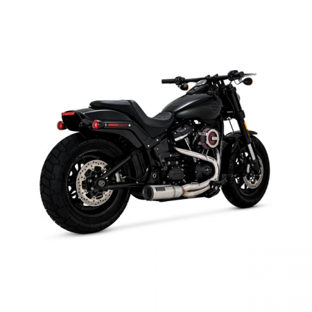 VANCE & HINES, HI-OUTPUT 2-1 SHORT EXHAUST. BRUSHED