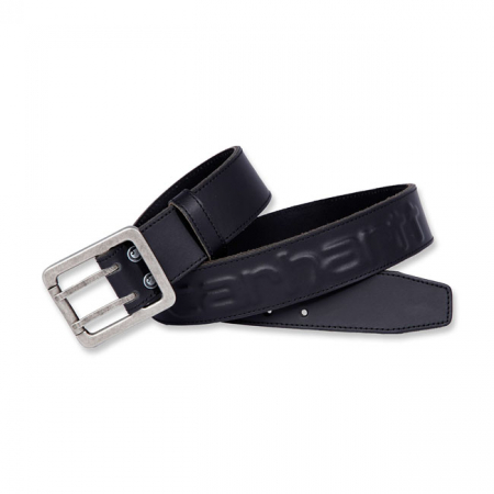 CARHARTT LOGO BELT BLACK