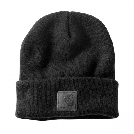 CARHARTT KNIT BEANIE BLACK