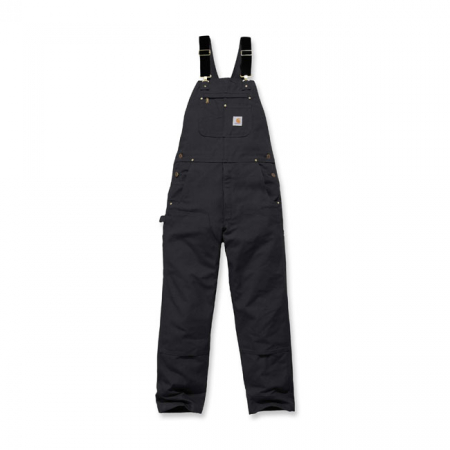 CARHARTT RELAXED FIT DUCK BIB OVERALL BLACK