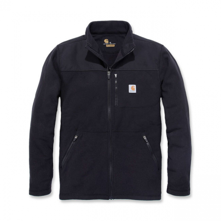 CARHARTT FALLON FULL-ZIP FLEECE SWEATER BLACK