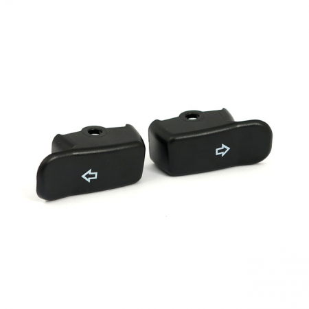 TURN SIGNAL SWITCH EXTENDER CAP SET. BLACK