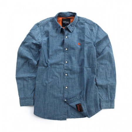 ROEG BEAR PREMIUM DENIM SHIRT LIGHT BLUE