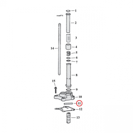 ANTI ROTATION PIN, HYDR. TAPPET ASSY