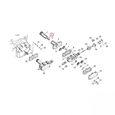 ROLL PIN. GENERATOR & OIL PUMP XL