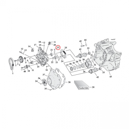 RETAINER, OUTER CAM BEARINGS