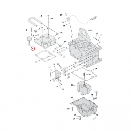 OIL TANK FILL PLUG, WITH DIPSTICK