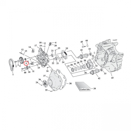 SPACER, CAM DRIVE GEAR .287 INCH