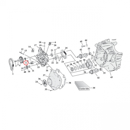 SPACER, CAM DRIVE GEAR .307"