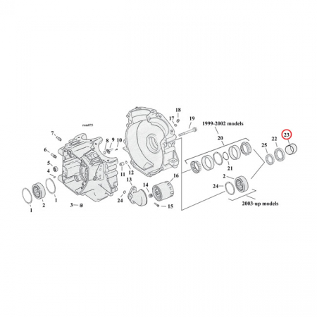 SPACER, SPROCKET SHAFT