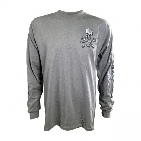 LT FTW SKULL GRAY LONGSLEEVE LIGHT GREY