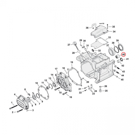 NEEDLE BEARING, TRANSM. CLOSED END