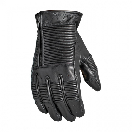 ROLAND SANDS BRONZO LEATHER GLOVES BLACK