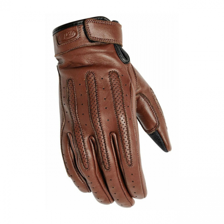 ROLAND SANDS BONNIE LEATHER GLOVES TOBACCO