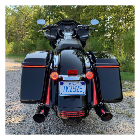 CUSTOM DYNAMICS, FASCIA LED REAR PANELS FOR TOURING. BLACK