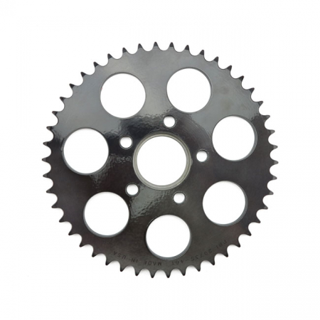 PBI REAR SPROCKET BLACK ZINC STEEL, 46T