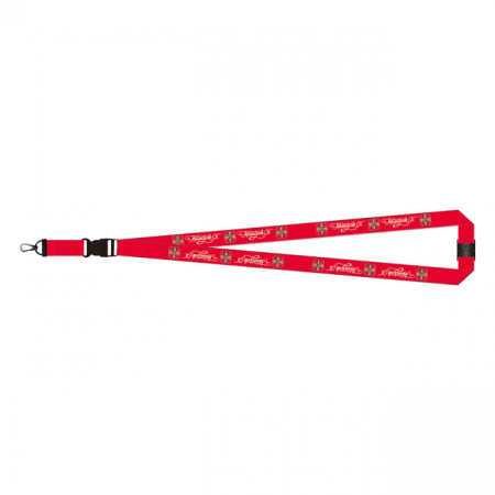 WCC MOTORCYCLE CO. LANYARD RED