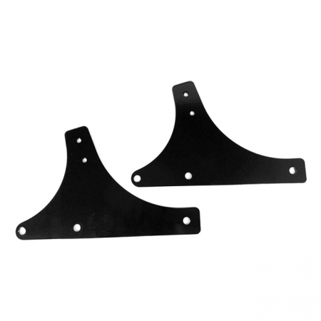 WESTLAND CUSTOMS, SISSY BAR SIDE PLATES. BLACK