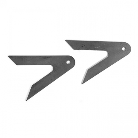 WESTLAND CUSTOMS, WELD-ON PASSENGER FOOTPEG BRACKETS