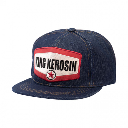 KING KEROSIN LOGO SNAPBACK CAP BLUE/RED