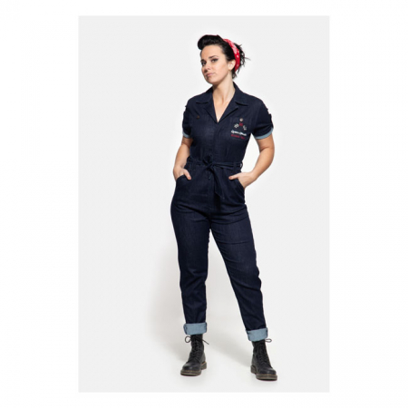 QUEEN KEROSIN SPEEDWAY OVERALL DARK BLUE