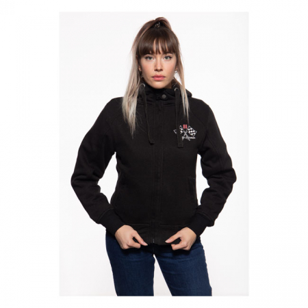 QUEEN KEROSIN QUEEN SPEED GARAGE HOODIE BLACK