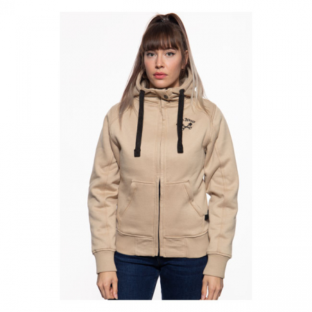 QUEEN KEROSIN QK HEART HOODIE BEIGE