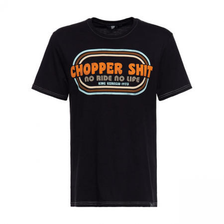 KING KEROSIN CHOPPER SHIT 1973 T-SHIRT BLACK