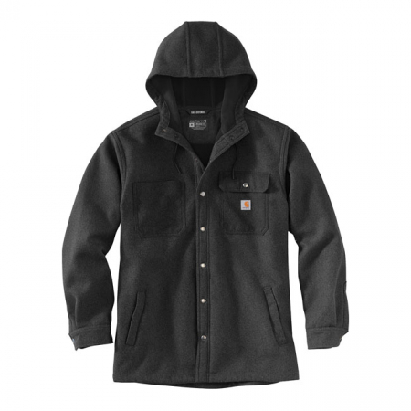 CARHARTT WIND&RAIN BONDED JACK BLACK HEATHER