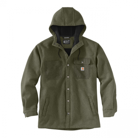 CARHARTT WIND&RAIN BONDED JACK BASIL HEATHER