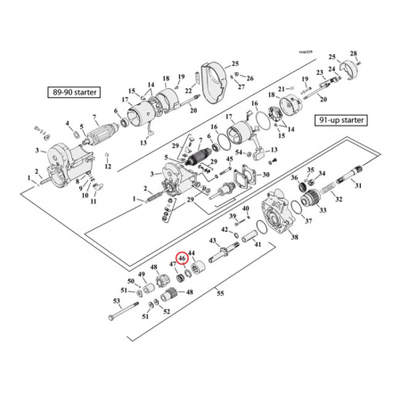 EASTERN RETAINING RING SHAFT STARTER