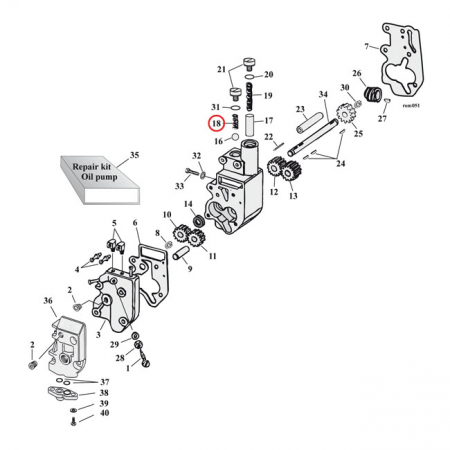 EASTERN SPRING, OIL PUMP CHECK VALVE