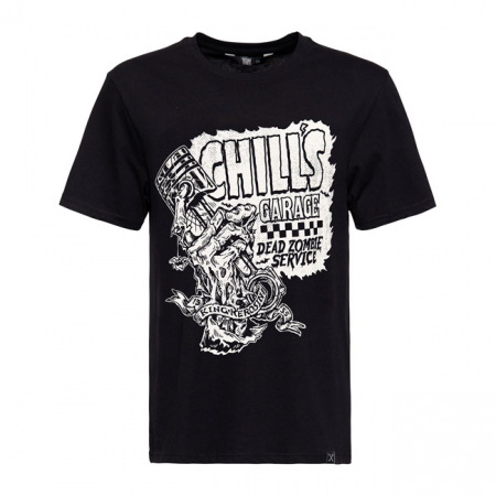 KING KEROSIN CHILLS GARAGE T-SHIRT BLACK