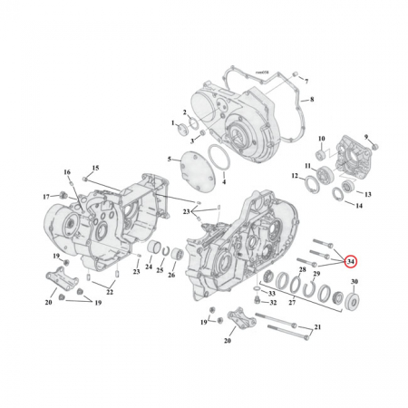 CRANKCASE BOLT KIT, ALLEN