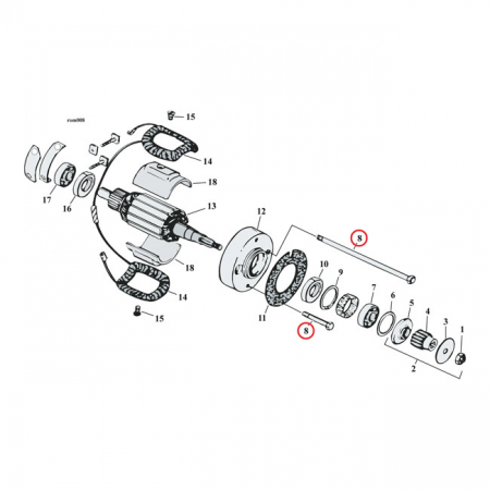 GW. GENERATOR MOUNT KIT, ACORN