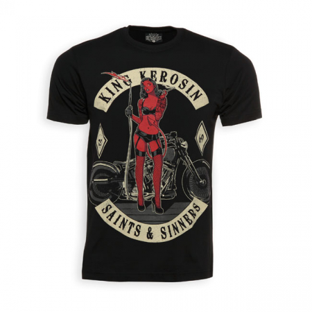 KK T-SHIRT SAINTS & SINNERS BLACK