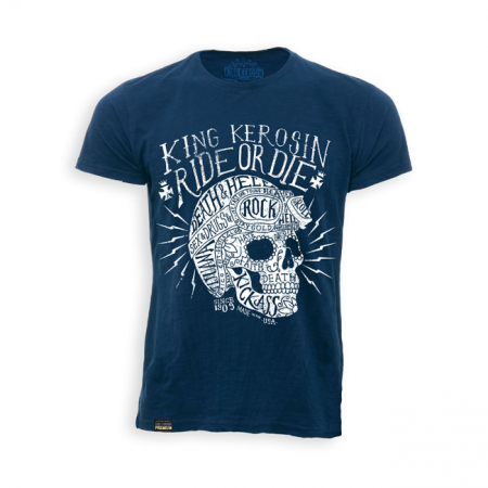 KK TEE RIDE OR DIE BLUE