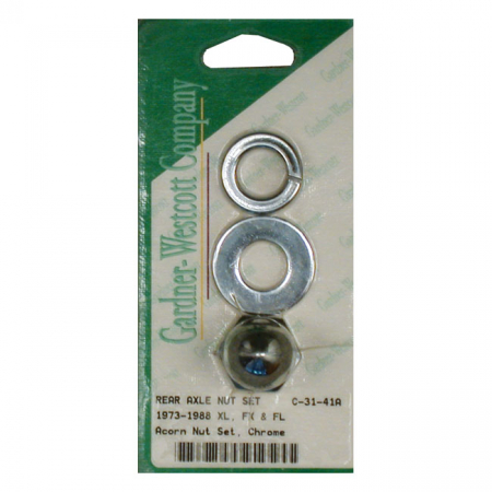 REAR ACORN AXLE NUT SET, REAR WHEEL