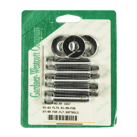 REAR PULLEY MOUNT BOLT KIT, ALLEN