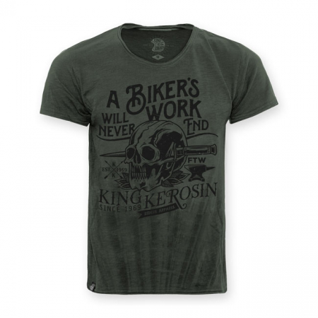 KING KEROSIN BIKER''S WORK T-SHIRT