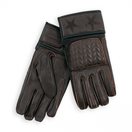 KING KEROSIN LEATHER GLOVES BROWN