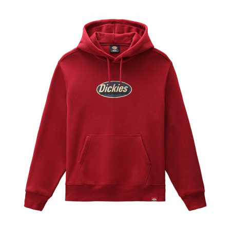 DICKIES SAXMAN HOODIE BIKING RED