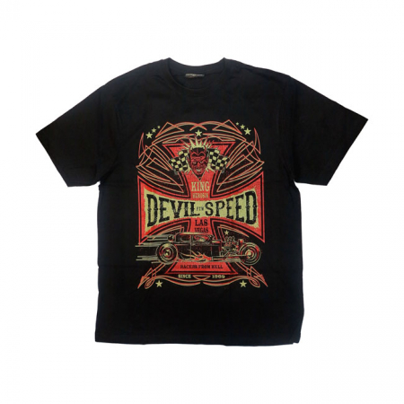 KING KEROSIN DEVIL SPEED T-SHIRT BLACK