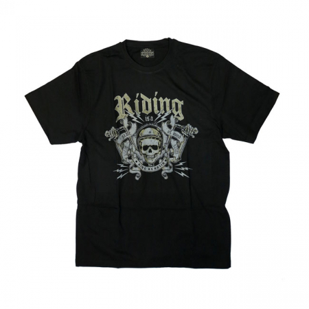 KING KEROSIN RIDING T-SHIRT BLACK